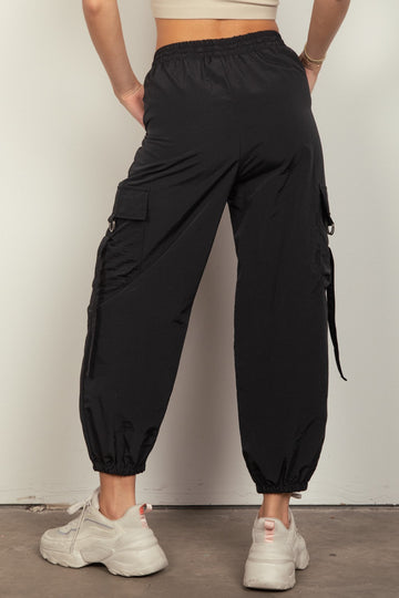 Aspen Elastic Waist Cargo Pants